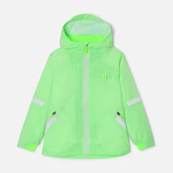 Coupe-vent enfant - blanc/vert