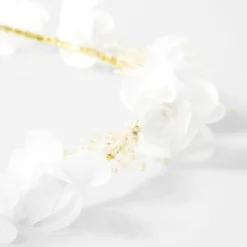 Couronne de fleurs bébé fille - blanc jacadi