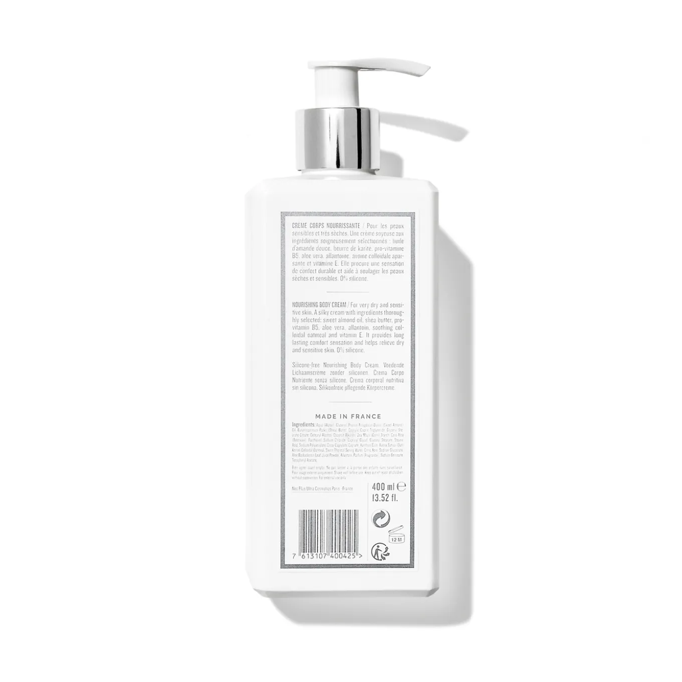 Crème corps nourissante 400 ml