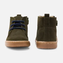 Desert boots enfant garçon - kaki