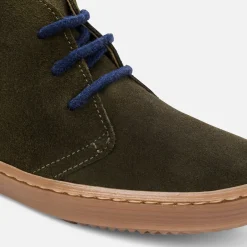 Desert boots enfant garçon - kaki