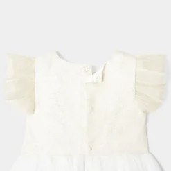 Déguisement de Noël enfant fille - blanc/or