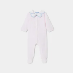 Dors-bien bébé fille en velours - rose pale jacadi