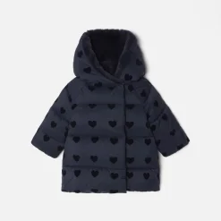 Doudoune mi-longue bébé fille - marine jacadi