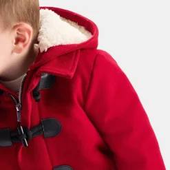 Duffle coat bébé - rouge rubis