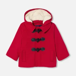 Duffle coat bébé - rouge rubis