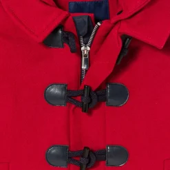 Duffle coat bébé - rouge rubis
