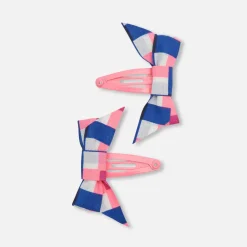 Duo de barrettes bébé fille - rose/multicolore