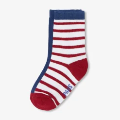 Duo de chaussettes bébé garçon - marine/multicolore