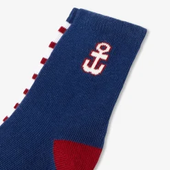 Duo de chaussettes bébé garçon - marine/multicolore