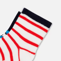 Duo de chaussettes bébé garçon - marine/multicolore