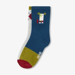 Duo de chaussettes bébé garçon - multicolore