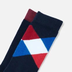 Duo de chaussettes hautes enfant garçon - multicolore