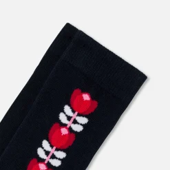 Duo de chaussettes hautes enfant fille - marine jacadi