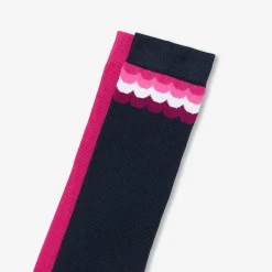 Duo de chaussettes hautes enfant fille - multicolore