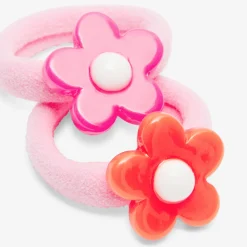 Duo d'élastiques bébé fille - rose/multicolore