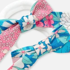 Duo d'élastiques bébé fille - rose/vert