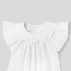 Ensemble bébé fille à culotte rayée - blanc/gris