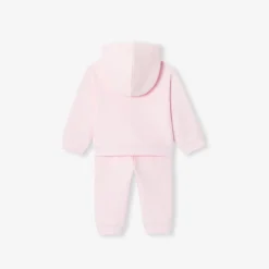 Ensemble bébé fille en maille piquée - rose poudre jacadi
