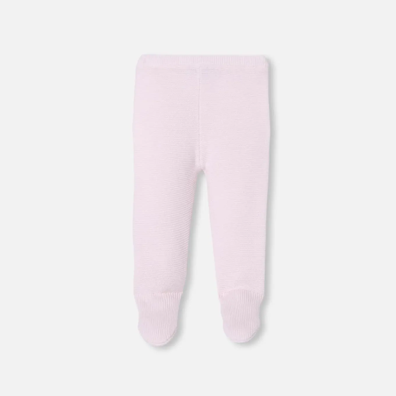 Ensemble bébé fille en point mousse - rose pale jacadi