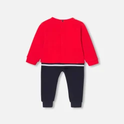 Ensemble bébé garçon - rouge/marine