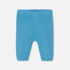 Ensemble bébé garçon en tricot - bleu de prusse