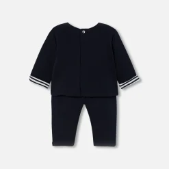 Ensemble confort bébé - marine/ecru