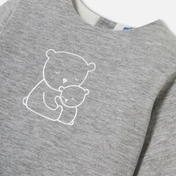 Ensemble confort bébé en jersey - gris chine clair jacadi
