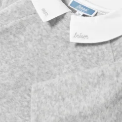 Ensemble confort bébé en velours - gris chine clair jacadi