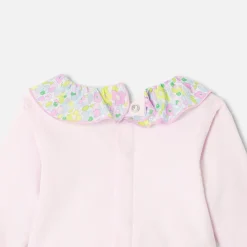 Ensemble confort bébé fille en jersey - rose pale jacadi