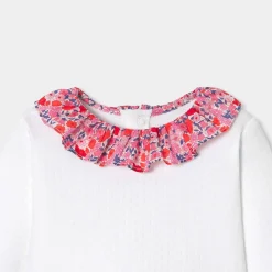 Ensemble confort bébé fille en double jersey - blanc jacadi