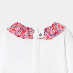 Ensemble confort bébé fille en double jersey - blanc jacadi