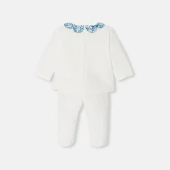Ensemble confort bébé fille - blanc doux jacadi