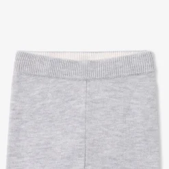 Ensemble confort bébé fille en tricot - gris/multicolore
