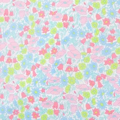 Gigoteuse 0-6 mois en tissu Liberty bébé fille - blanc/multicolore