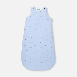 Gigoteuse évolutive 6-24 mois en coton - bleu deau/multicolore
