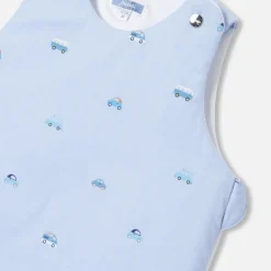 Gigoteuse évolutive 6-24 mois en coton - bleu deau/multicolore