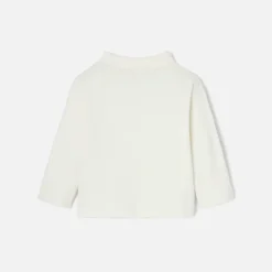 Gilet bébé garçon cérémonie - blanc doux jacadi