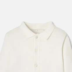 Gilet bébé garçon cérémonie - blanc doux jacadi