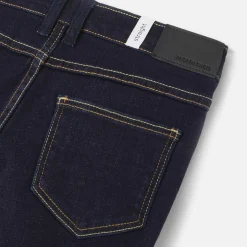 Jean droit enfant garçon - denim fonce