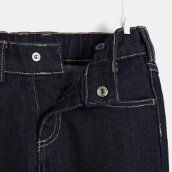 Jean droit enfant garçon - denim fonce
