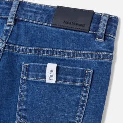 Jean flare enfant fille - bleu denim