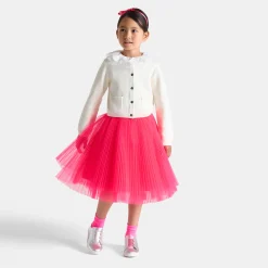 Jupon en tulle enfant fille - fraise fluo