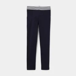 Legging enfant fille en piqué de coton - marine jacadi
