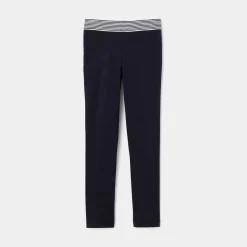 Legging enfant fille en piqué de coton - marine jacadi
