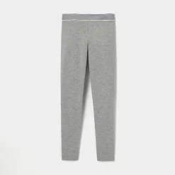 Legging enfant fille en piqué de coton - gris chine clair jacadi
