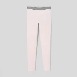 Legging enfant fille en piqué de coton - rose poudre jacadi