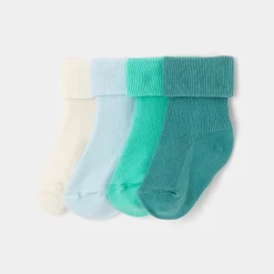 Lot de 4 paires de chaussettes bébé garçon - multicolore