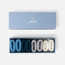 Lot de 4 paires de chaussettes bébé garçon - bleu/multicolore