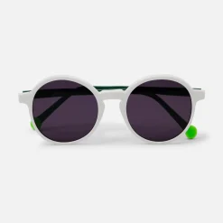Lunettes de soleil enfant - blanc/vert